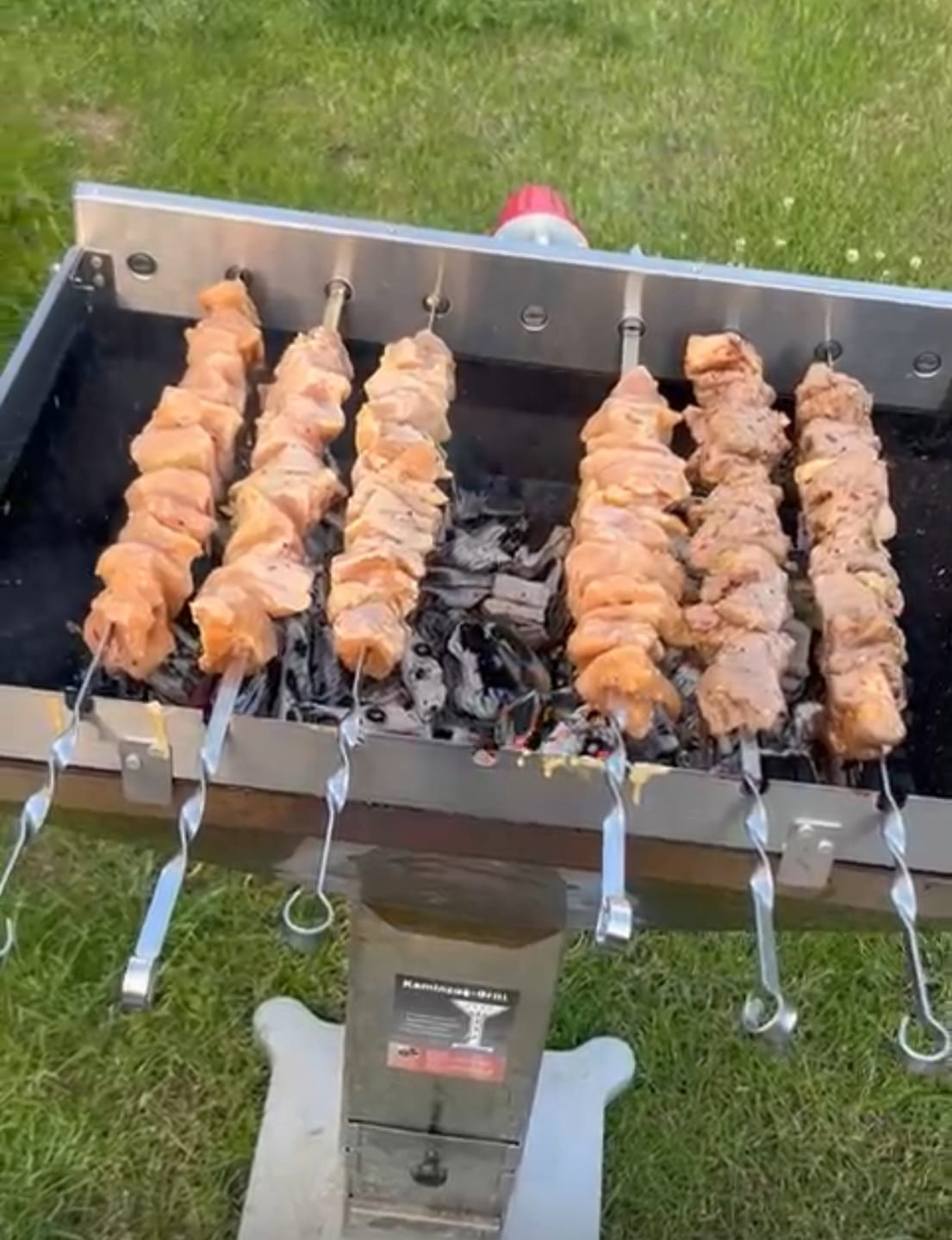 Customer photo review of Schweine-Schaschlik BBQ – süß-rauchige Marinade mit Honig | mySchaschlik