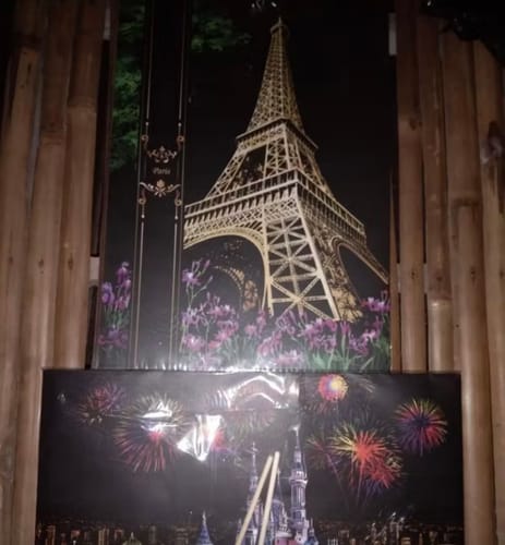 Customer photo review of Hidden Hues - Scratch Painting Kit