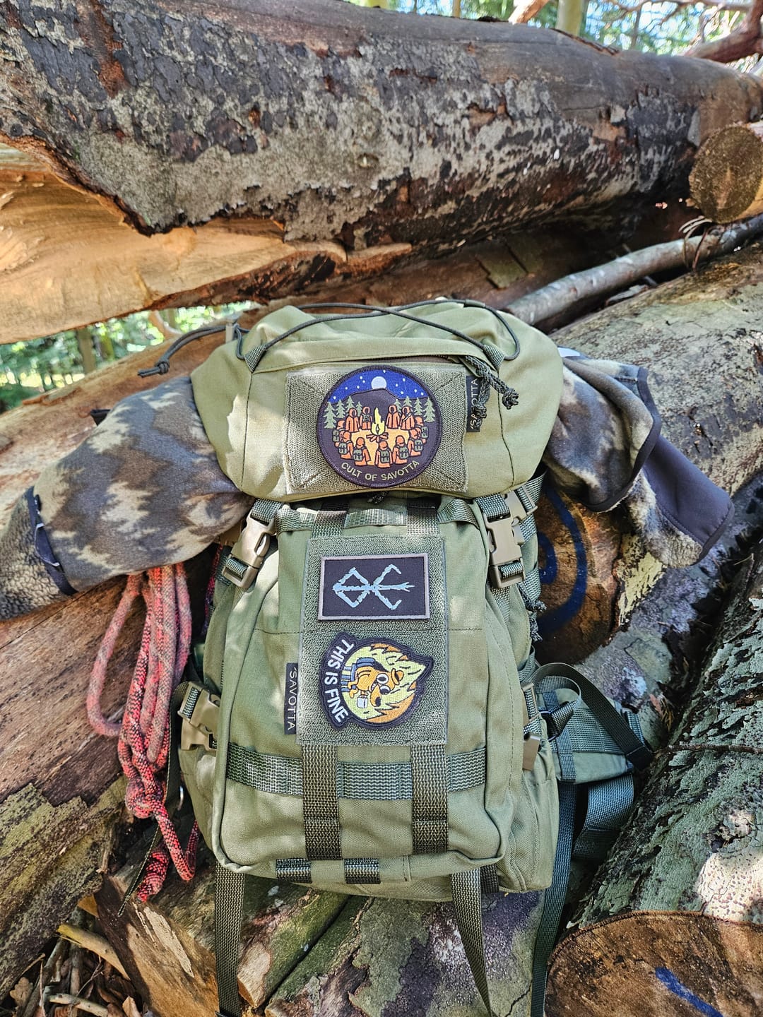 Customer photo review of Kantamus 40L backpack
