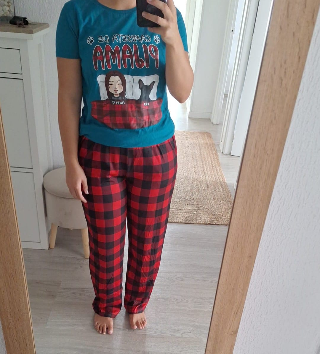 Customer photo review of Mi camiseta de pijama - Camiseta personalizada