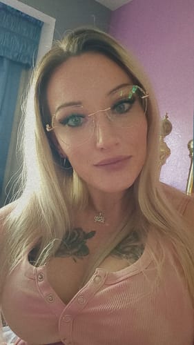 Customer photo review of Glitter Eyeglasses