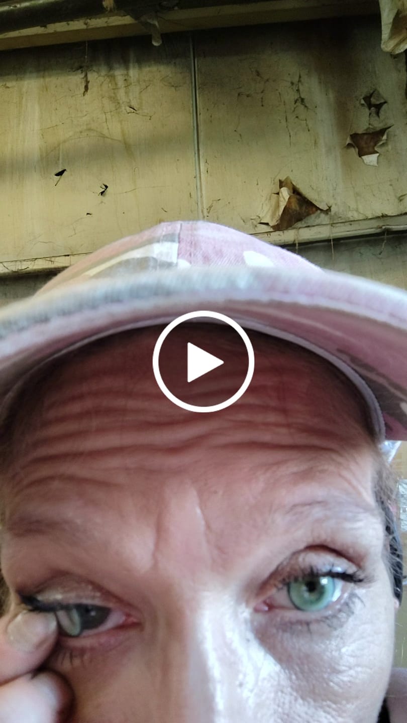 Customer video review of Aine Swan Lake Blue Prescription Colored Contact Lenses