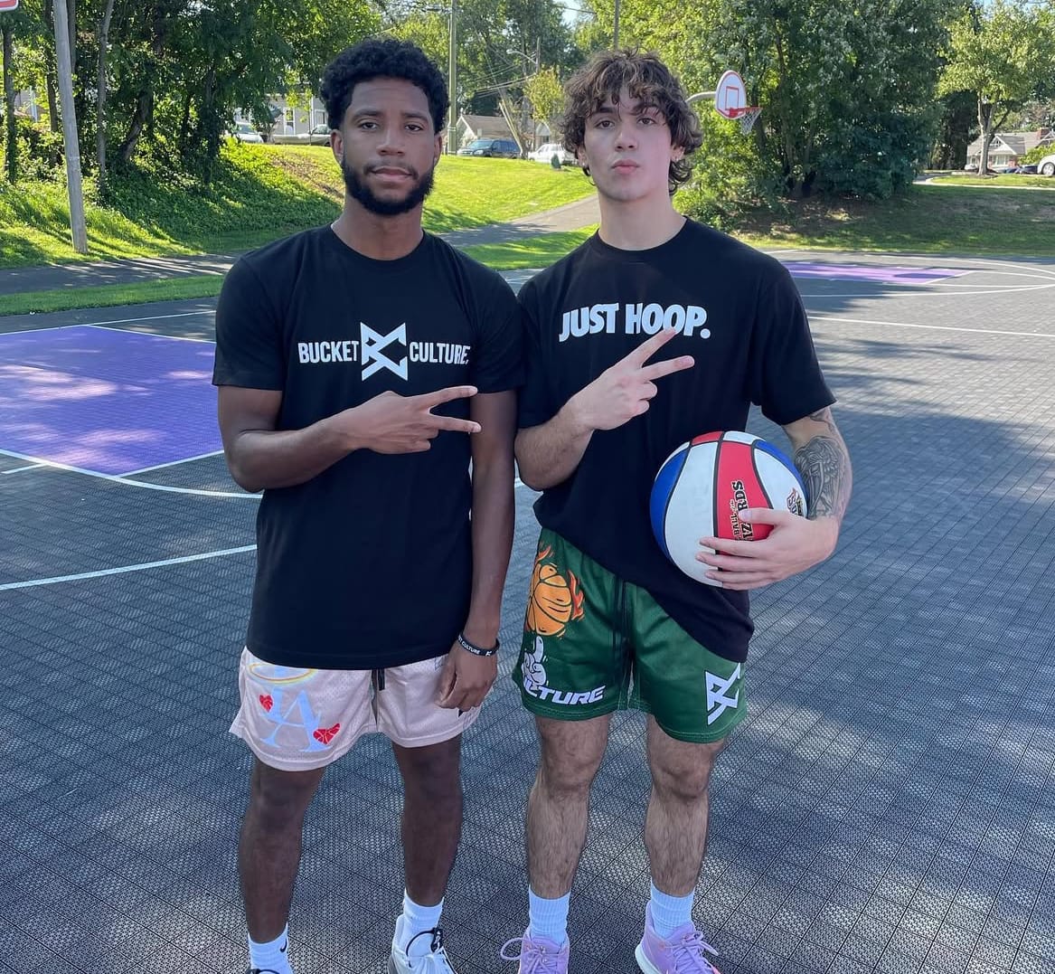 Customer photo review of Just Hoop T-Shirt