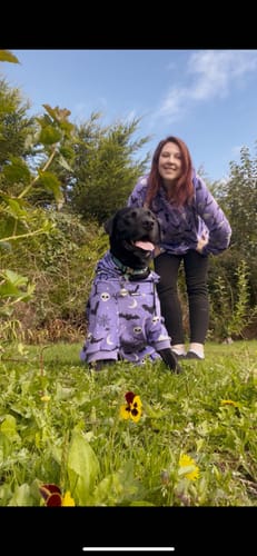 Customer photo review of Halloween Human Hoodie - Purple