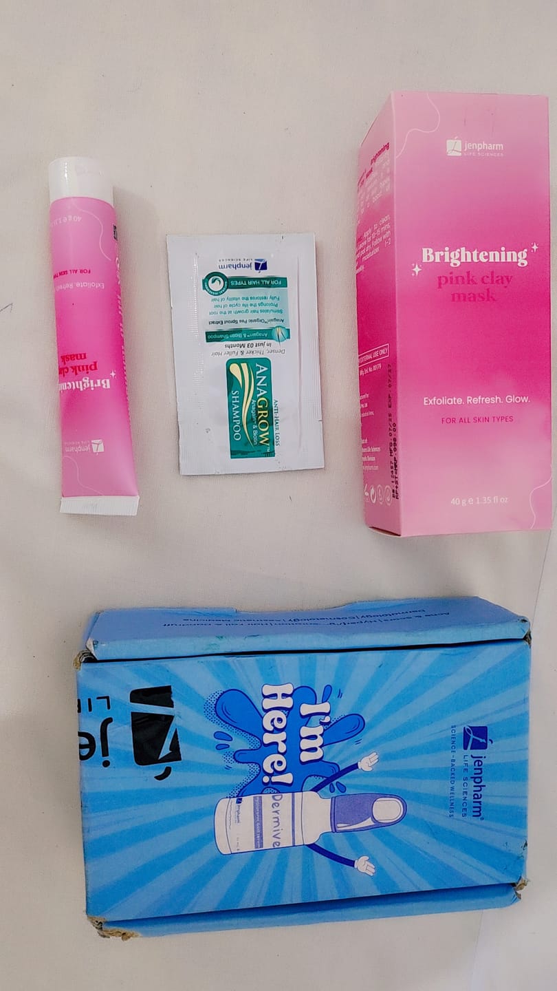 Customer photo review of Brightening Pink Clay Mask