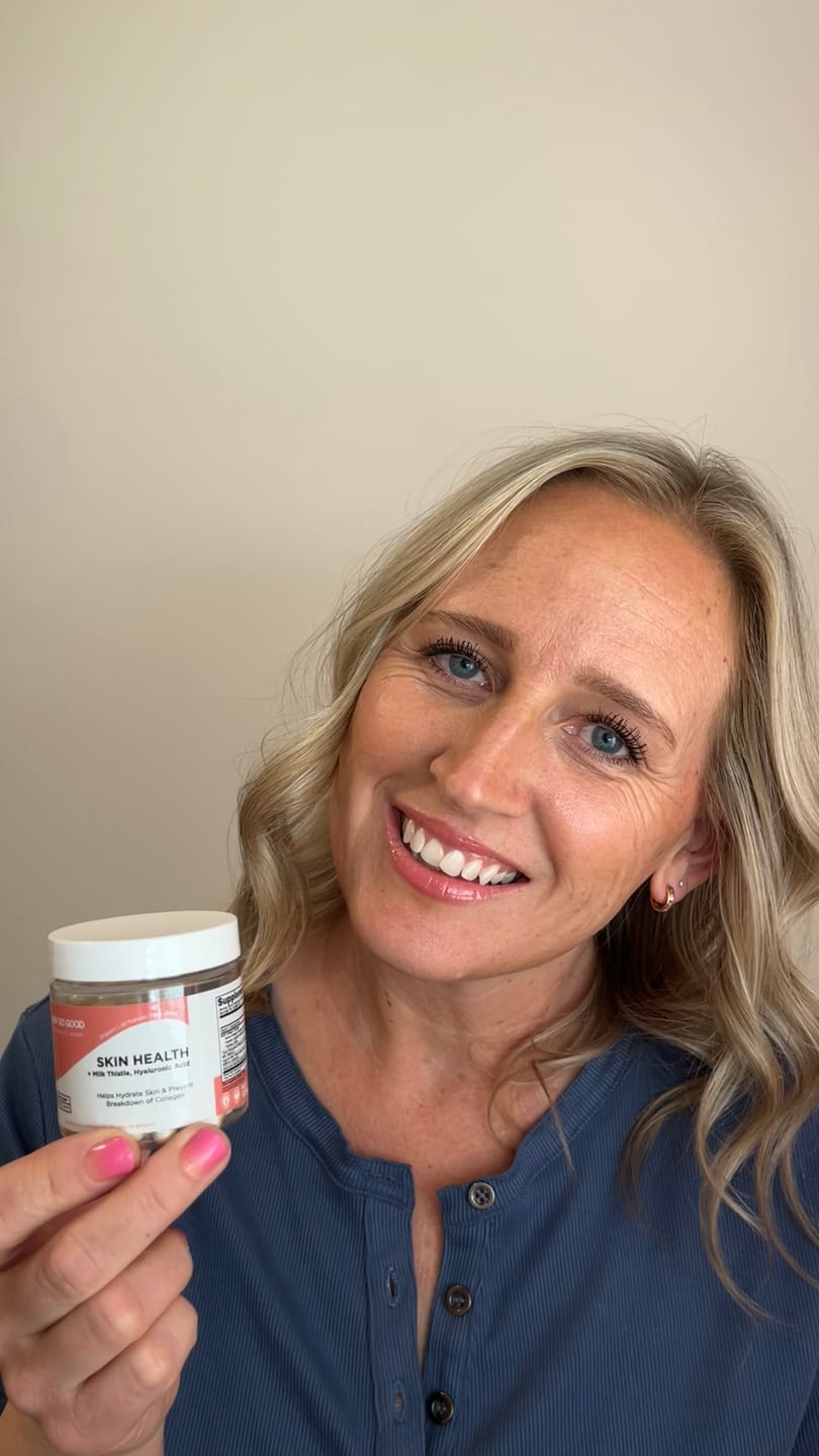 Customer photo review of SKIN HEALTH  with Milk Thistle + Hyaluronic Acid