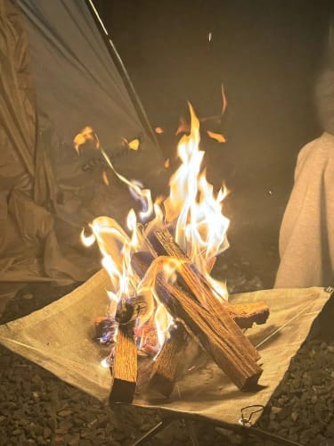 Customer photo review of Portable Fire Pit