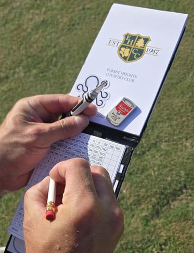Customer photo review of 🤍 WHOOP ASS YARDAGE BOOK HOLDER