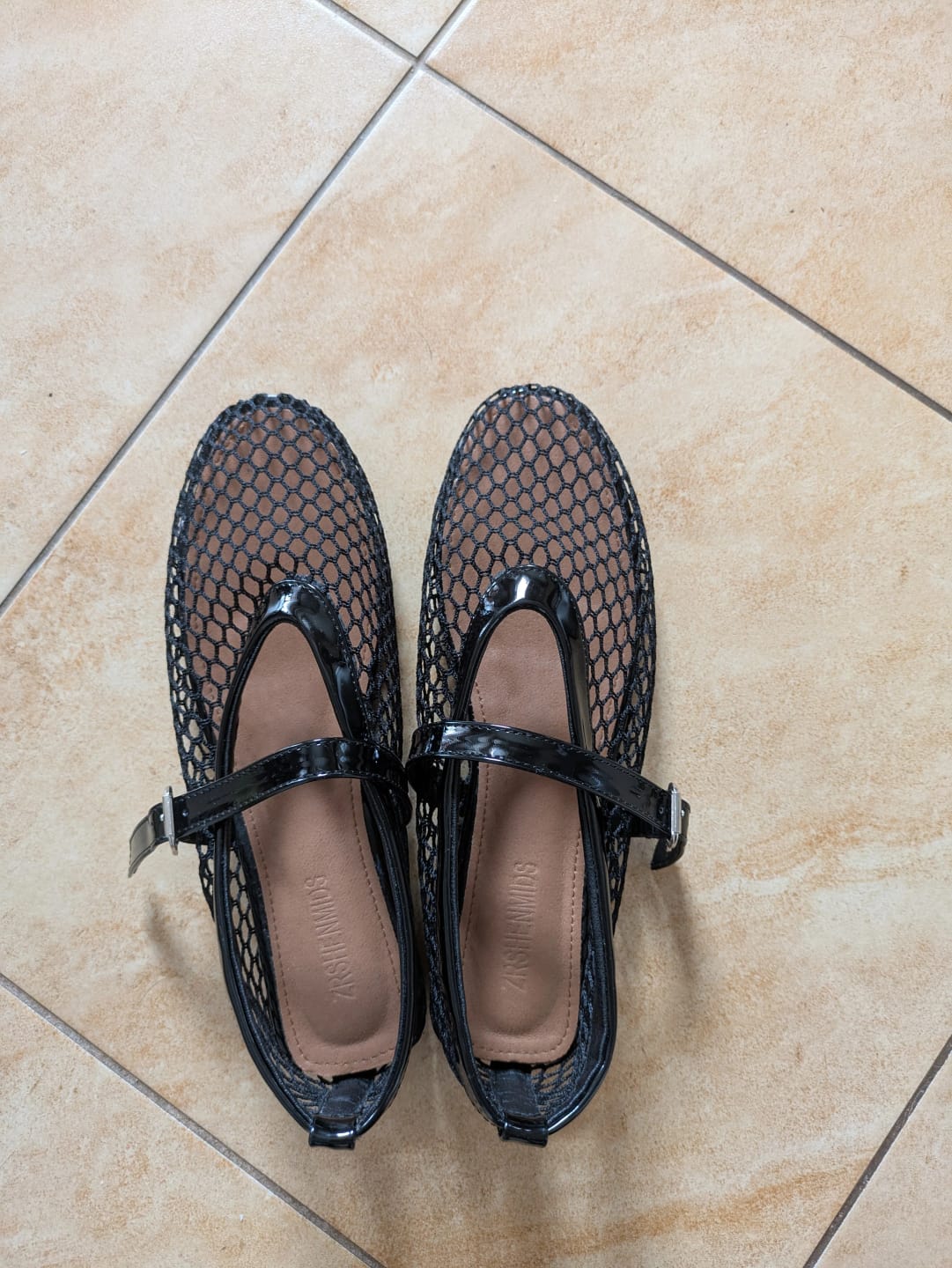 Customer photo review of Rebecca Mesh Ballet Flats