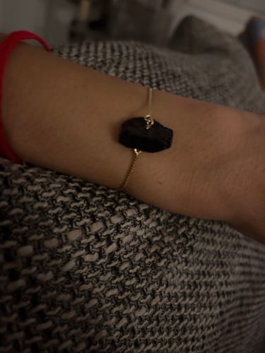 Customer photo review of Bracelet Tourmaline Noire