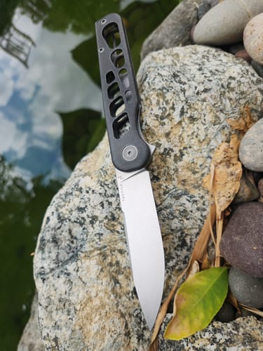 Michael C. review of Rockwall Flipper – Skeletonized Edition (Blue Ano Slate / Stonewash / Blackwash) Made in USA image 1 out of 1