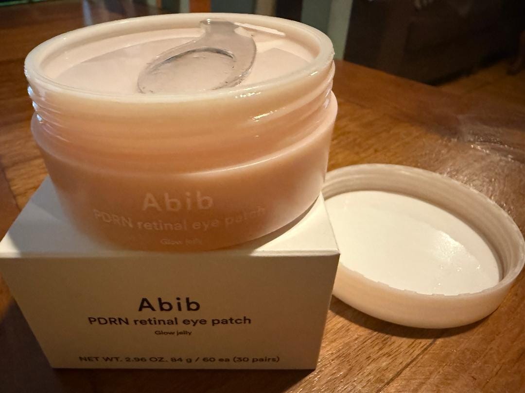 Customer photo review of ABIB - PDRN Retinal Eye Patch Glow Jelly 60 PCS | Parches para Contorno de Ojos Antiedad