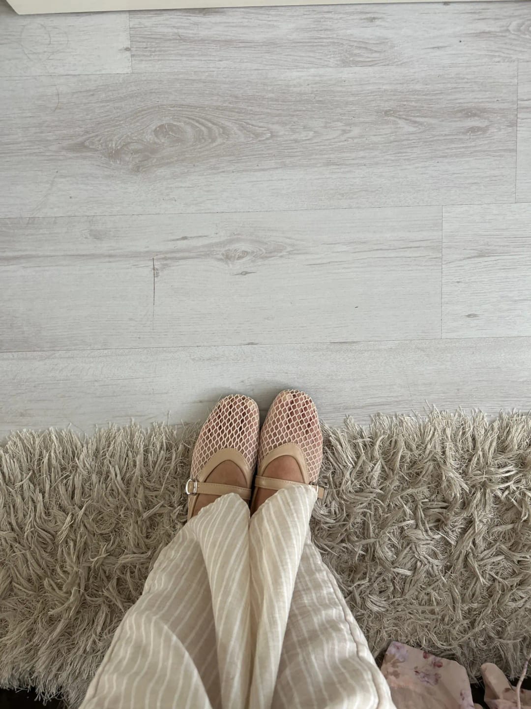Customer photo review of Rebecca Mesh Ballet Flats