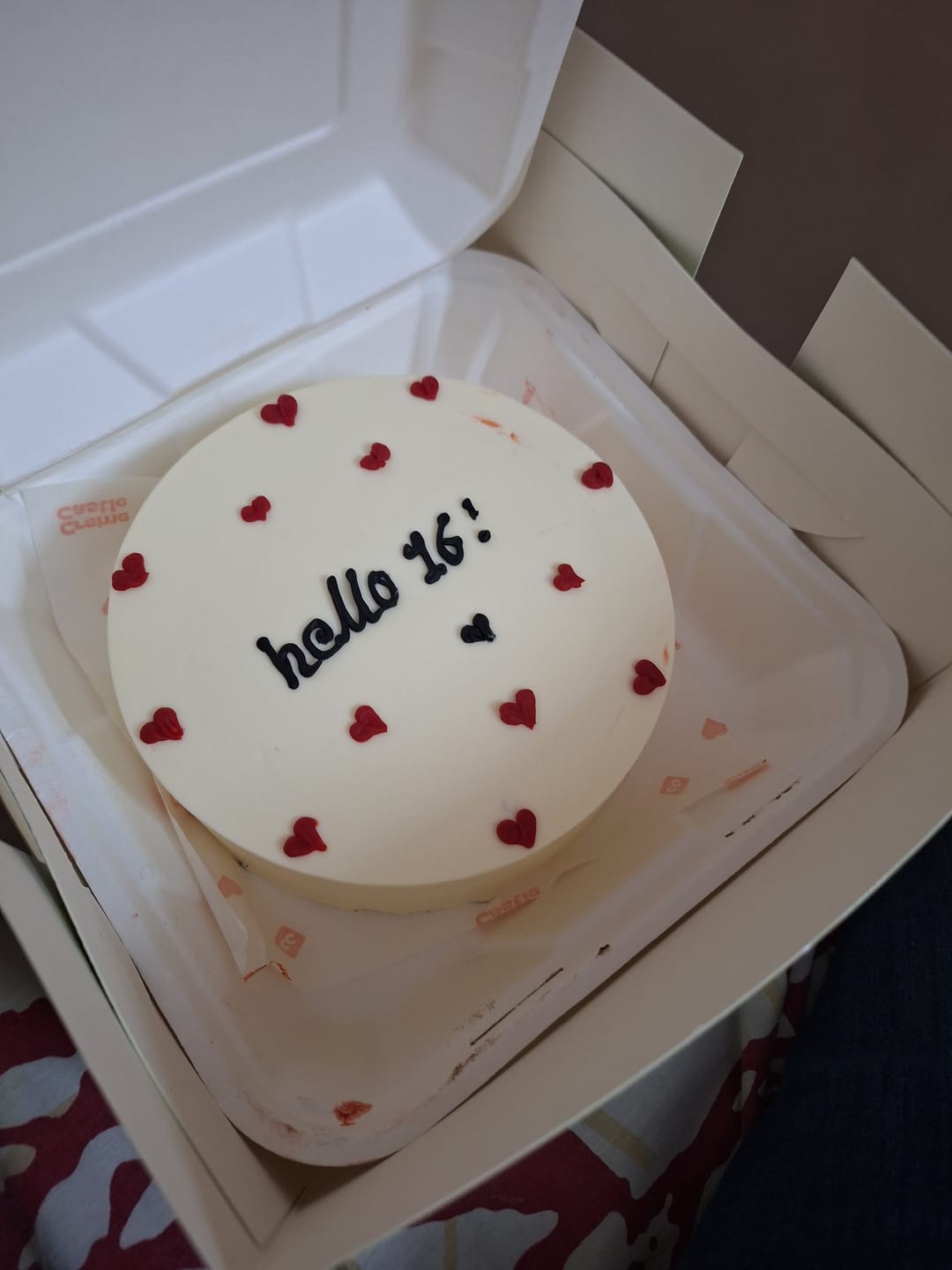 Customer photo review of Custom Bento Cake
