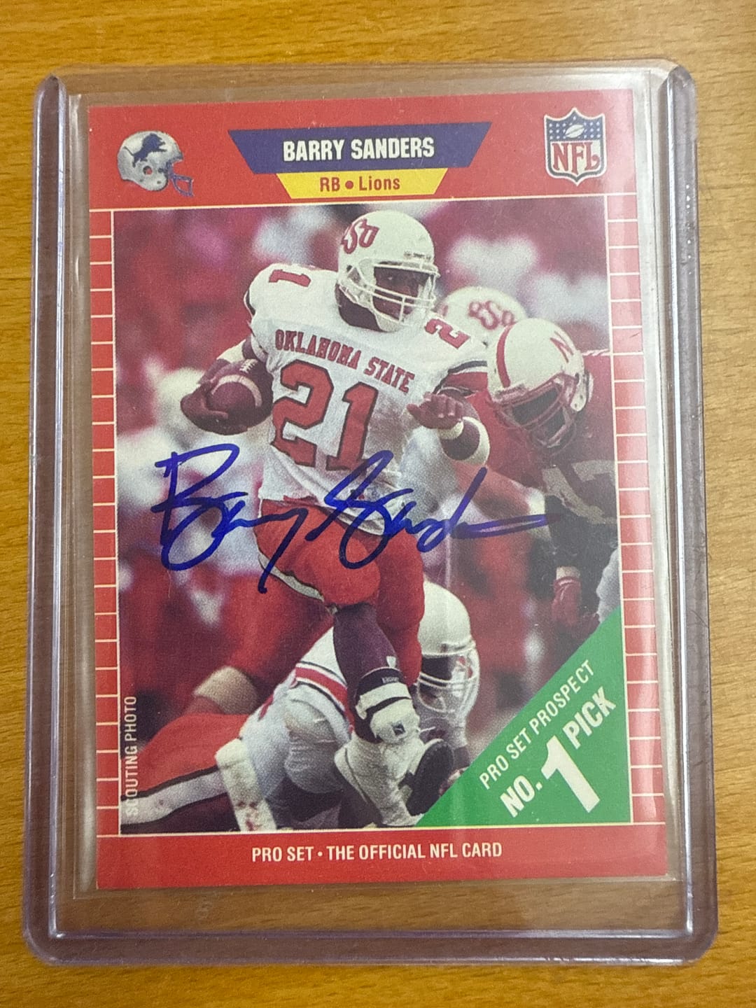 Customer photo review of Barry Sanders Autograph Signing
