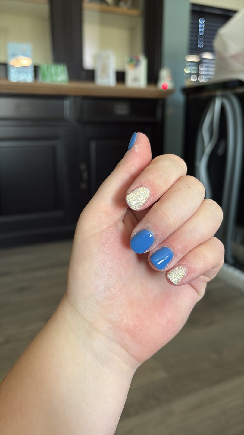 Customer photo review of Ocean Breeze Dipping Powder
