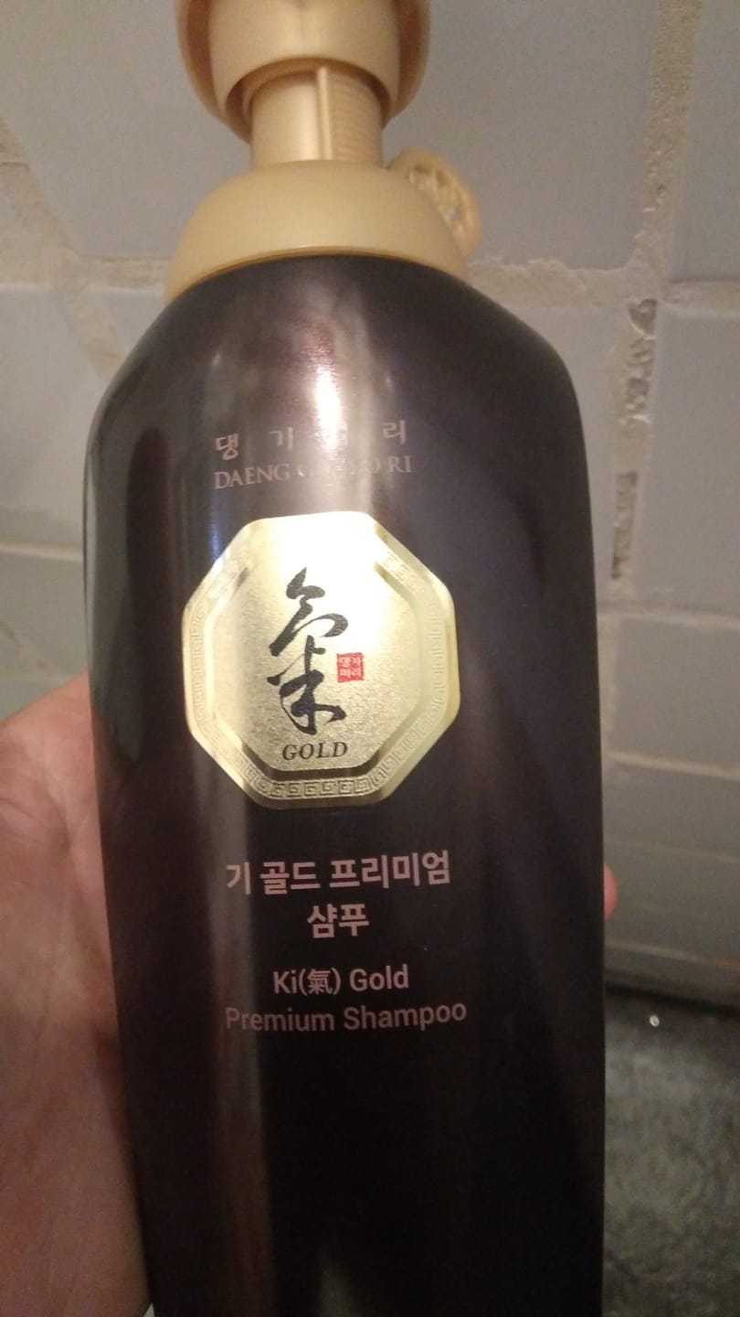 Customer photo review of Шампоан против косопад Златна енергия за увредена и тънка коса Doori Ki Gold Premium