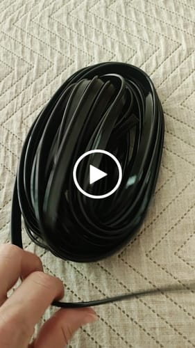 Customer video review of VIVO 11MM COR PRETO PACOTE COM 10 METROS