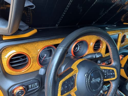 Customer photo review of AC Vent Trim Dashboard Rings