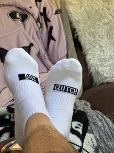 Customer photo review of GAS/CLUTCH ANKLE SOCKS