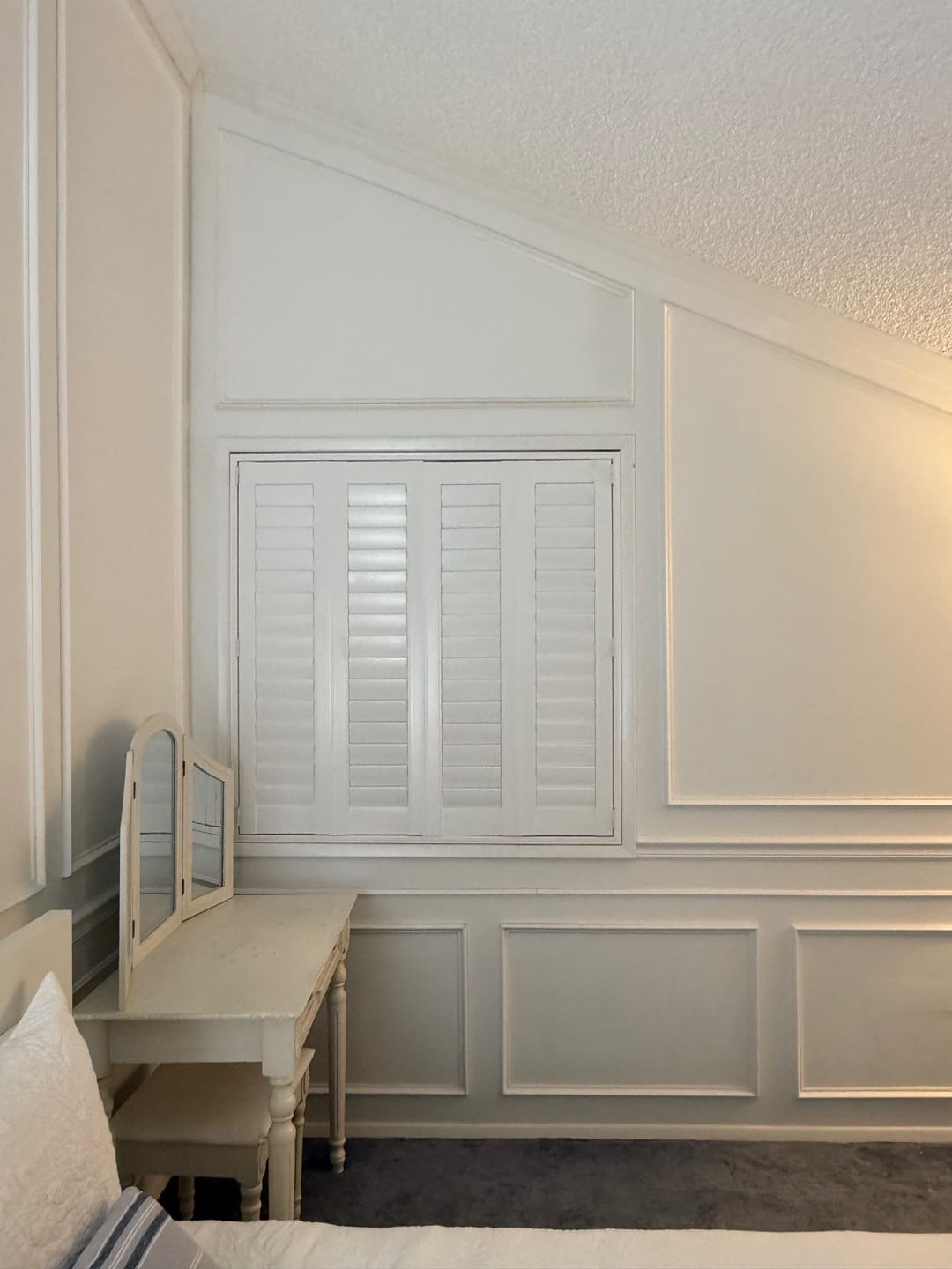 Customer photo review of Economy Polyresin Plantation Shutter