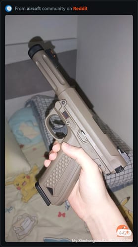 Customer photo review of Action Army AAP-01 Assassin GBB Pistol - FDE ***