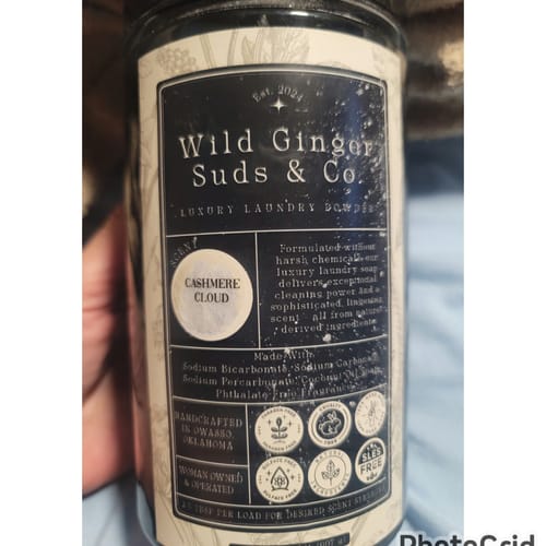 Customer photo review of SMALL LAUNDRY DETERGENT