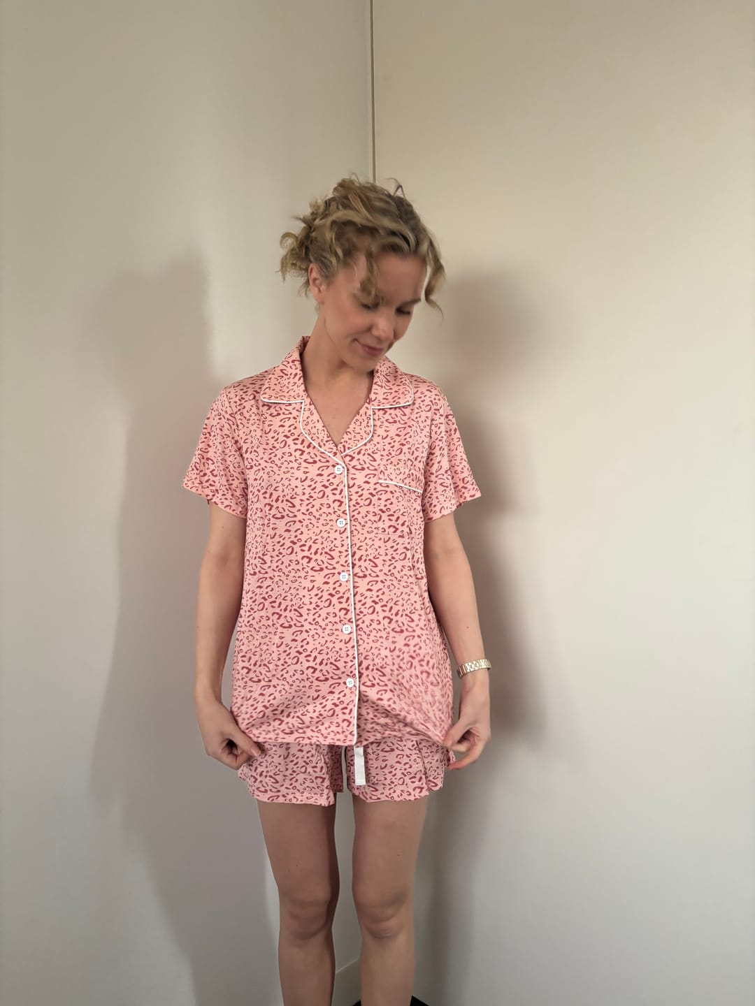 Customer photo review of DUSTY LEOPARD : Short Pyjama Set