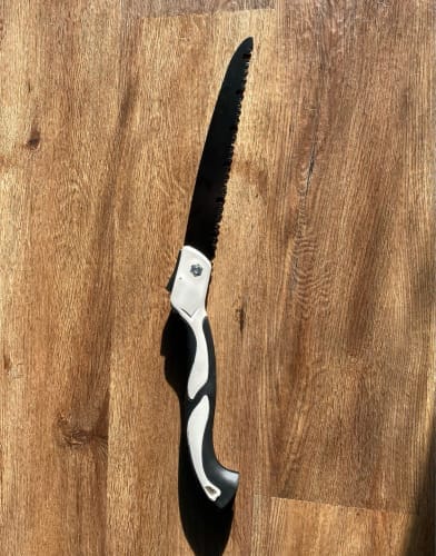 Customer photo review of Foldable Outdoor Saw for Camping & Gardening