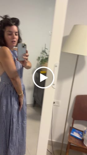 Customer video review of שמלת אלינור