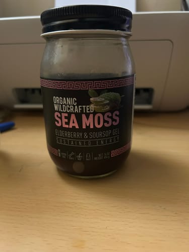 Customer photo review of Elderberry & Soursop Sea Moss Gel