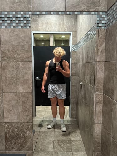 Customer photo review of 1117 - Tree Camo Mesh Shorts