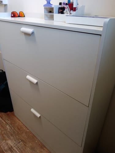 Customer photo review of Zapatera Organizadora VTRIN XXL para 25 pares y tallas grandes hasta 44