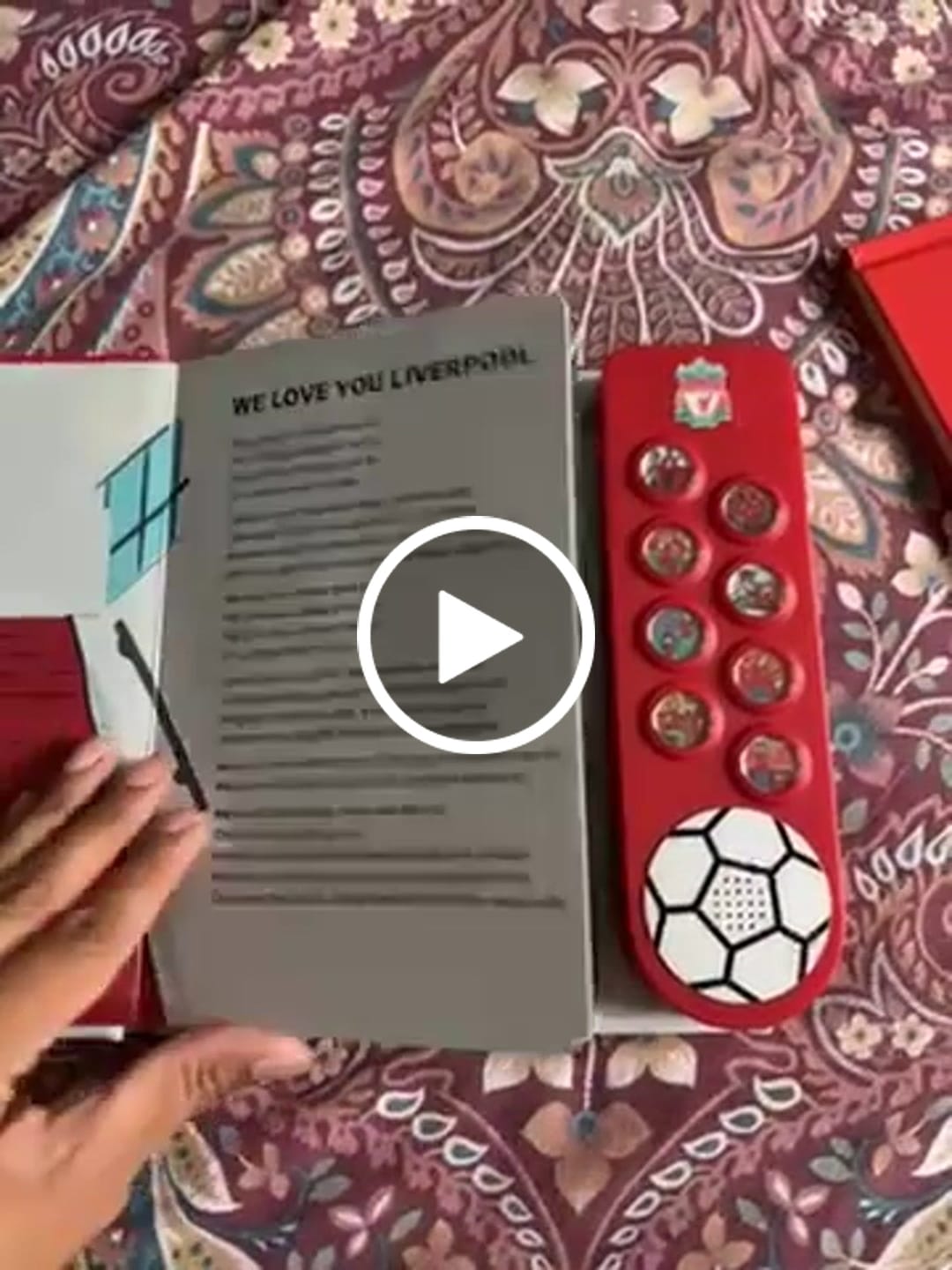 Customer video review of LFC Fan Chants Sound Book