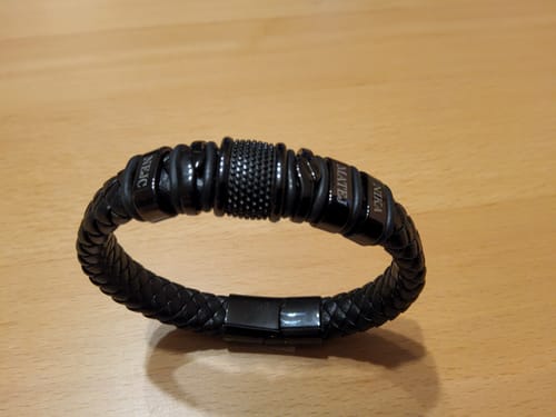 Customer photo review of Bracelet: Black