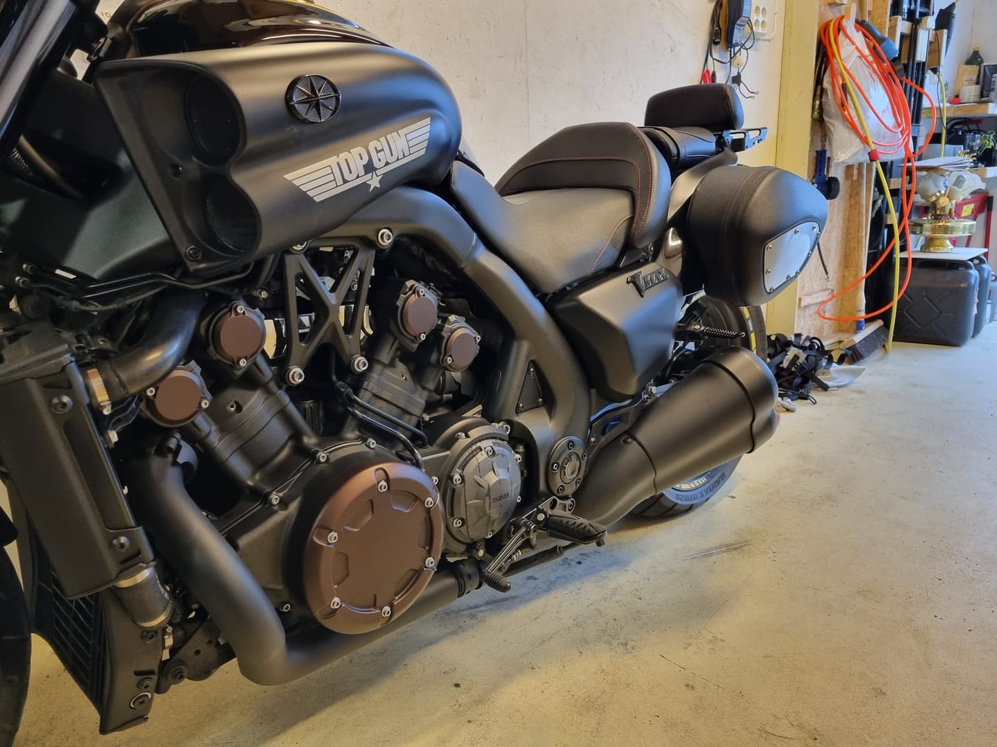 Customer photo review of Street Bike Tire Changer