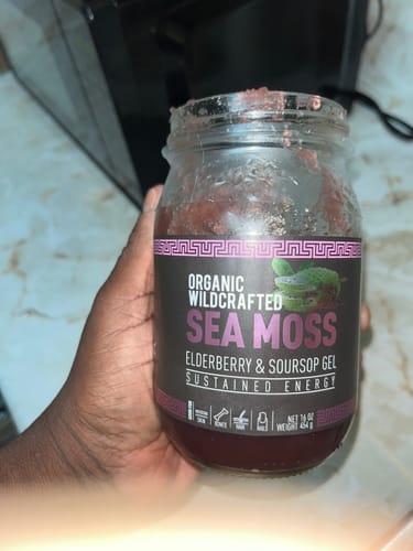 Customer photo review of Elderberry & Soursop Sea Moss Gel