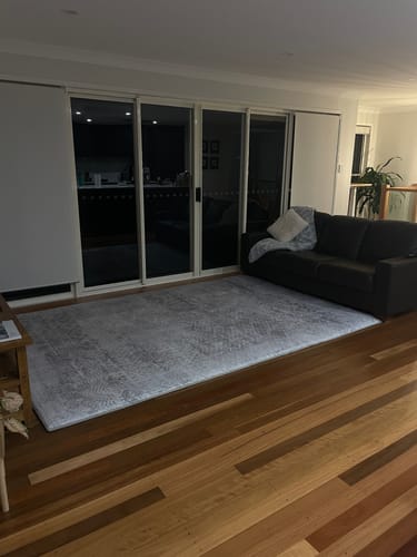 Customer photo review of The Mellow Mat v2® Designer Print | Silver Mist (Soft Touch Sensory Tatami Rug) PR01
