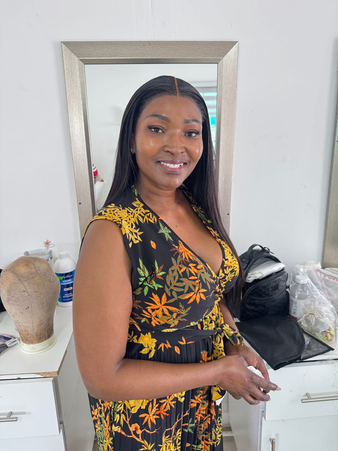 Customer photo review of Cambodian 13x4 Straight Wig - Nat