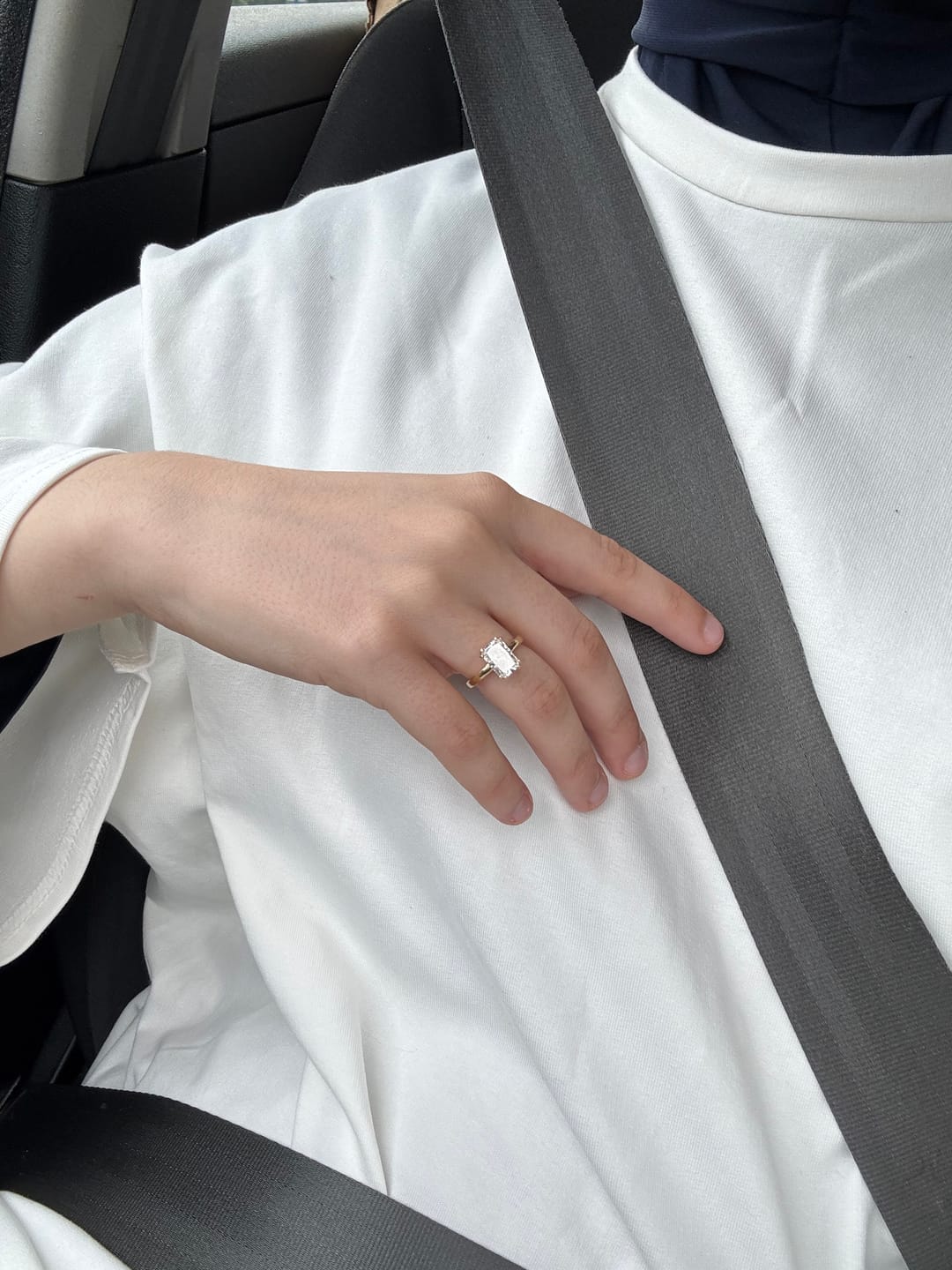 Customer photo review of Essential Oversized Tee