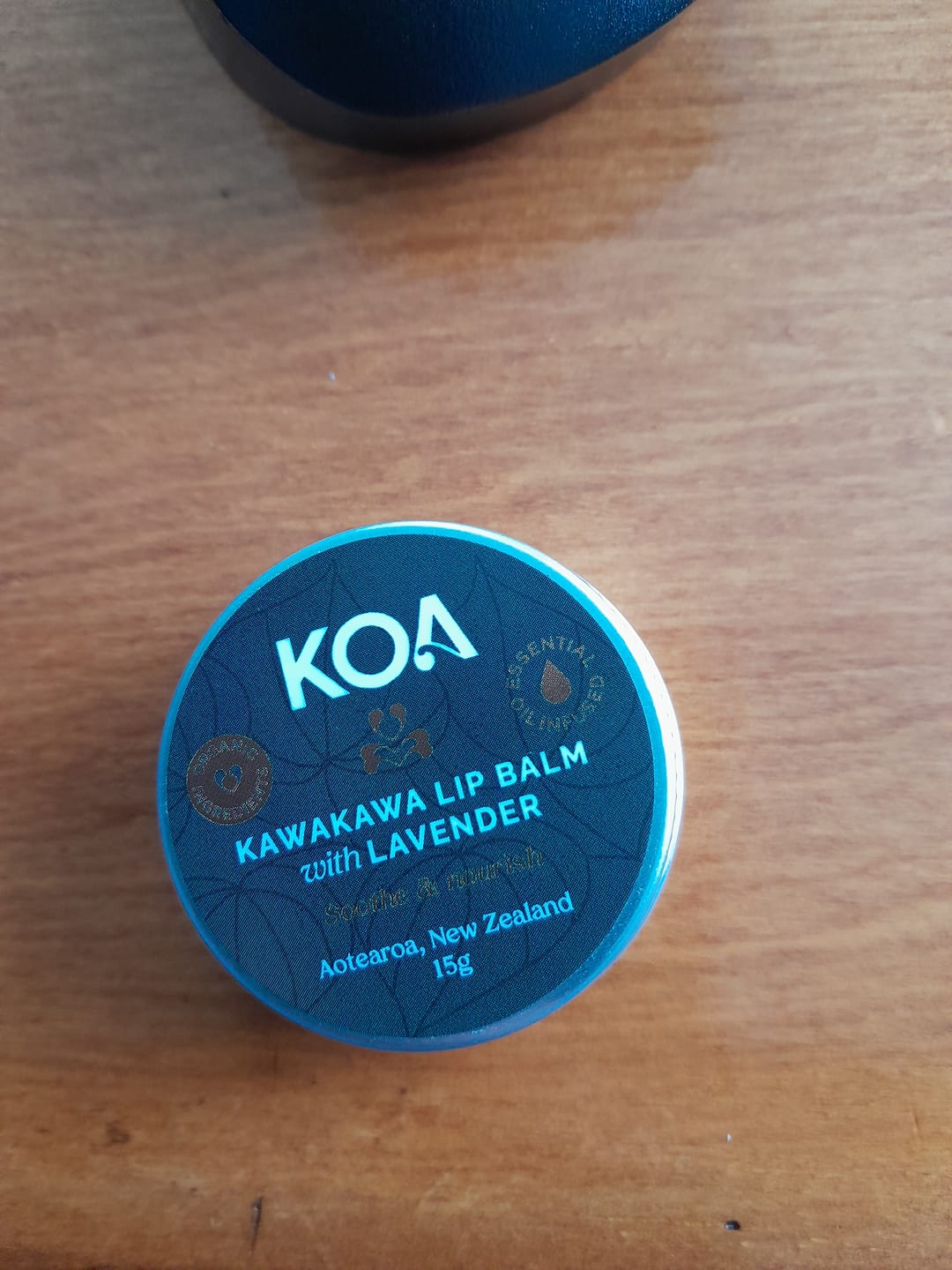 Customer photo review of Kawakawa Lip Balm