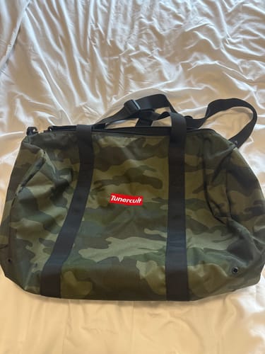 Customer photo review of "FOREST CAMO" Duffle Bag