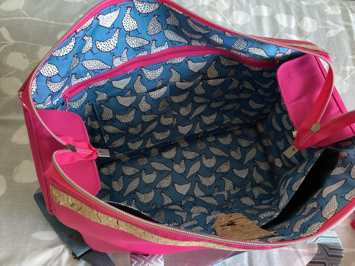 Customer photo review of Hens Rose & Hubble Cotton Poplin Fabric