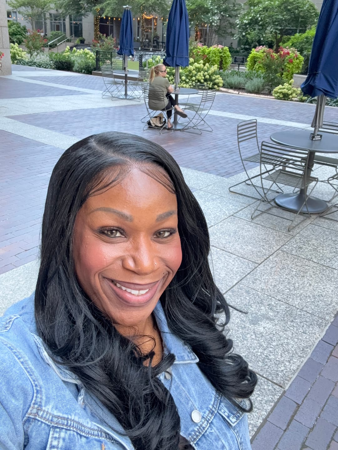 Customer photo review of Sensationnel Cloud 9 Glueless What Lace Swiss 13x6 HD Lace Front Wig - ZELENA