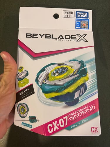 Customer photo review of [Pre-Order Lot 3 ETA Sep] Takara Tomy Beyblade X CX-07 Starter PegasusBlast ATr