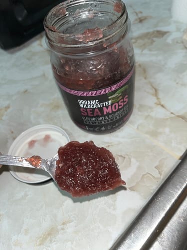 Customer photo review of Elderberry & Soursop Sea Moss Gel