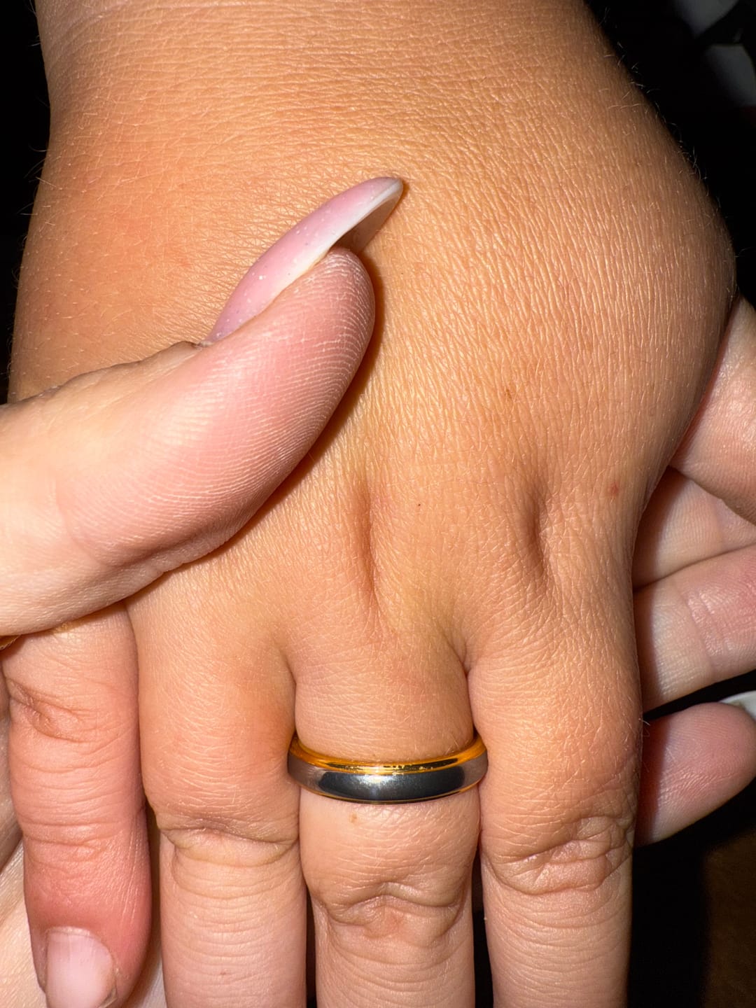 Customer photo review of Vulcan Mirror 4mm Wonder Ring