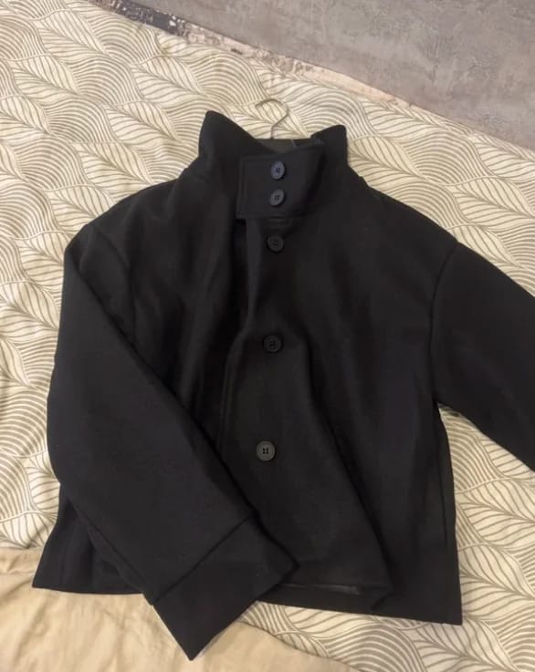 Customer photo review of Rosalia Elegant Jacket with Stand Collar