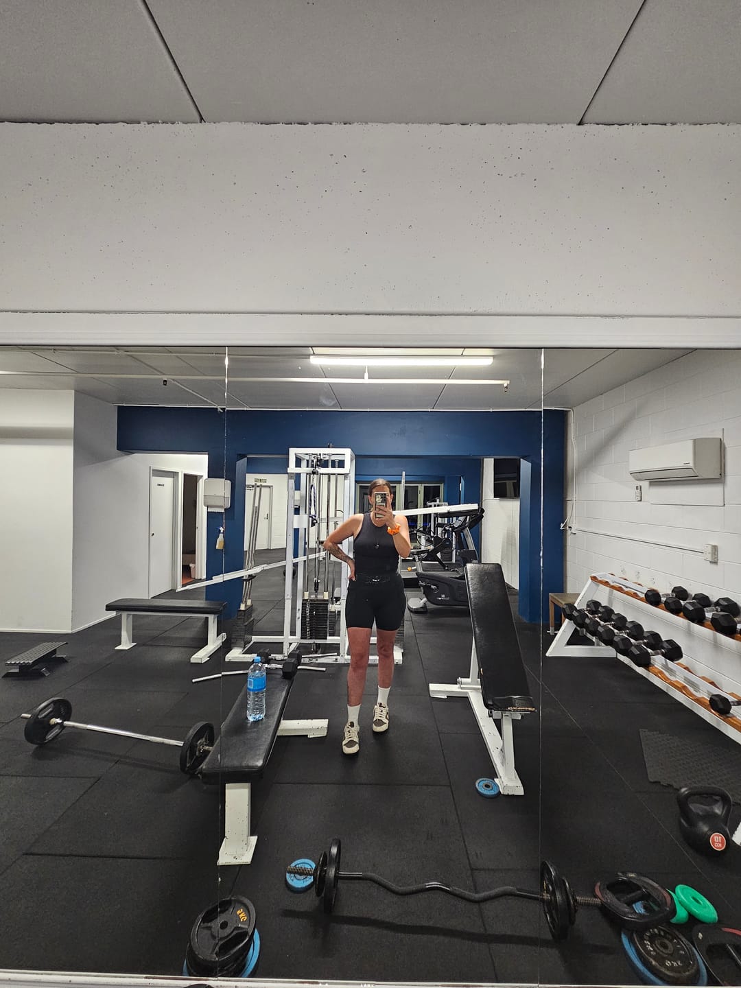 Customer photo review of CLQ Zone Mid-Biker Short - Stealth
