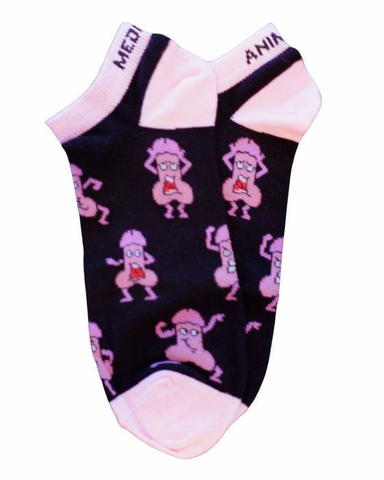 Customer photo review of Penis Anatomie Sneaker Socken